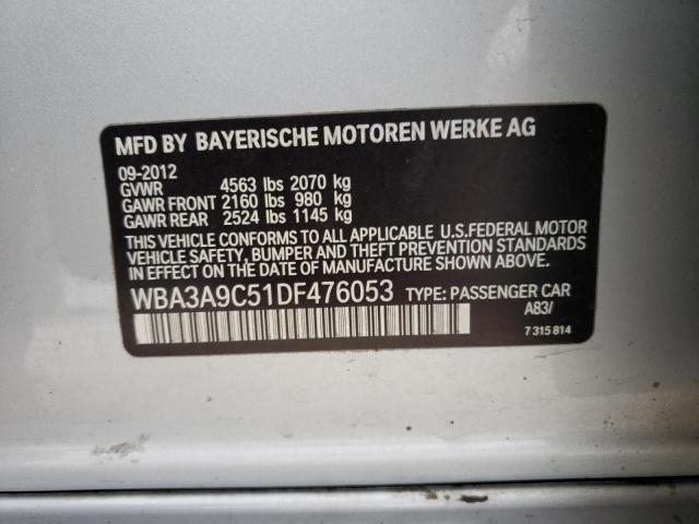 Photo 11 VIN: WBA3A9C51DF476053 - BMW 3 SERIES 