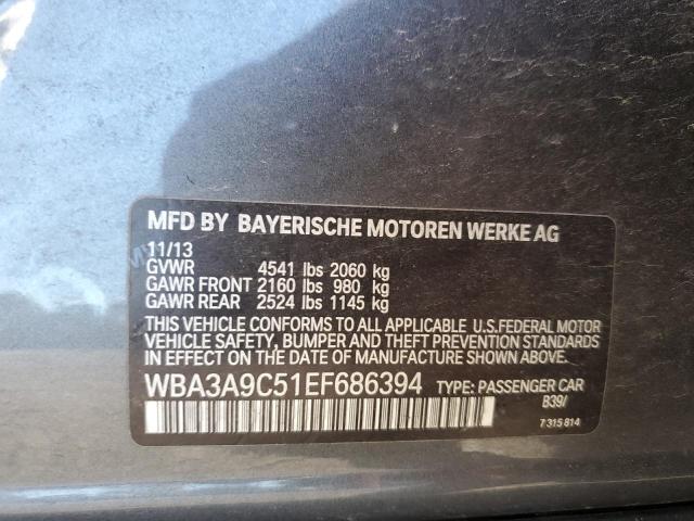 Photo 9 VIN: WBA3A9C51EF686394 - BMW 335 I 