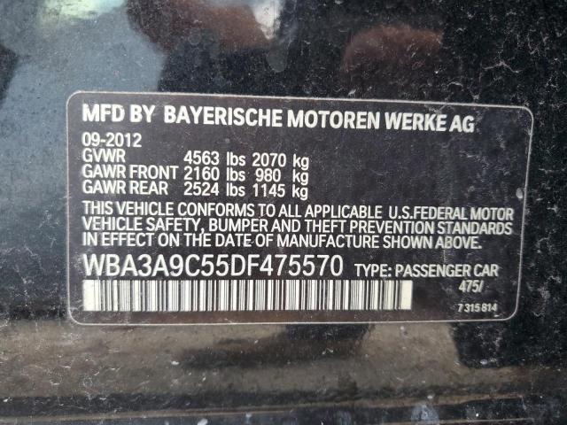 Photo 11 VIN: WBA3A9C55DF475570 - BMW 3 SERIES 