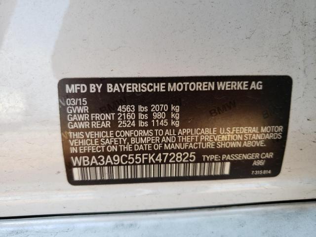 Photo 11 VIN: WBA3A9C55FK472825 - BMW 3 SERIES 