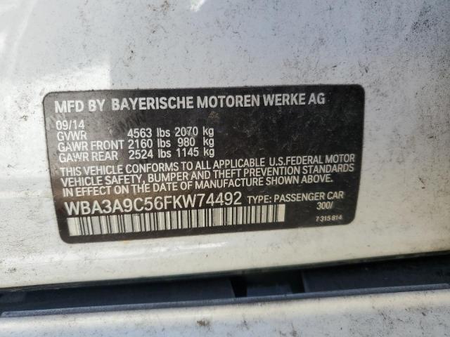 Photo 12 VIN: WBA3A9C56FKW74492 - BMW 335 I 