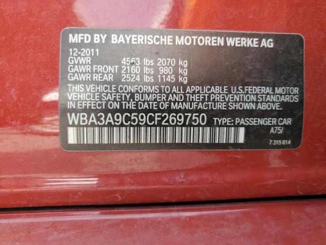 Photo 11 VIN: WBA3A9C59CF269750 - BMW 335 I 