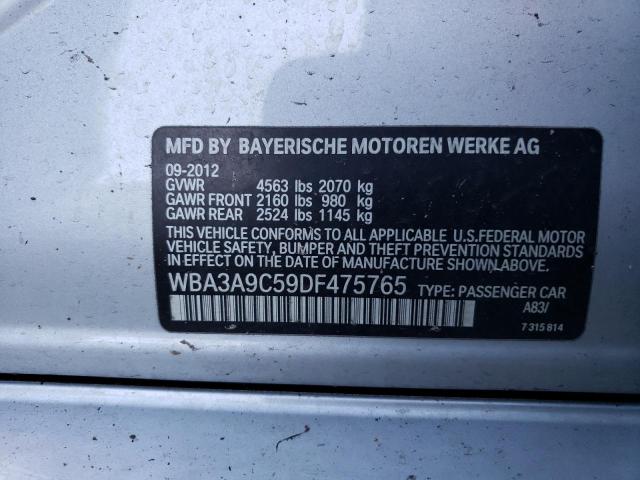 Photo 11 VIN: WBA3A9C59DF475765 - BMW 3 SERIES 