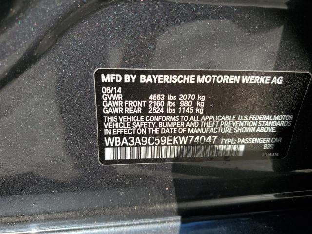 Photo 11 VIN: WBA3A9C59EKW74047 - BMW 3 SERIES 