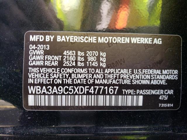 Photo 11 VIN: WBA3A9C5XDF477167 - BMW 3 SERIES 