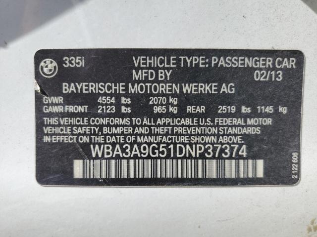 Photo 12 VIN: WBA3A9G51DNP37374 - BMW 335 I 