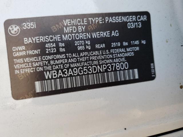 Photo 12 VIN: WBA3A9G53DNP37800 - BMW 335 I 