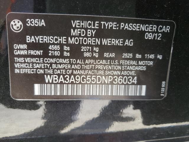 Photo 9 VIN: WBA3A9G55DNP36034 - BMW 335 I 