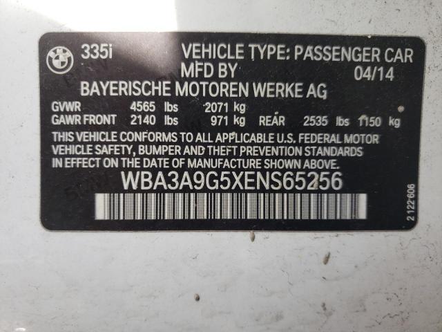 Photo 9 VIN: WBA3A9G5XENS65256 - BMW 335 I 