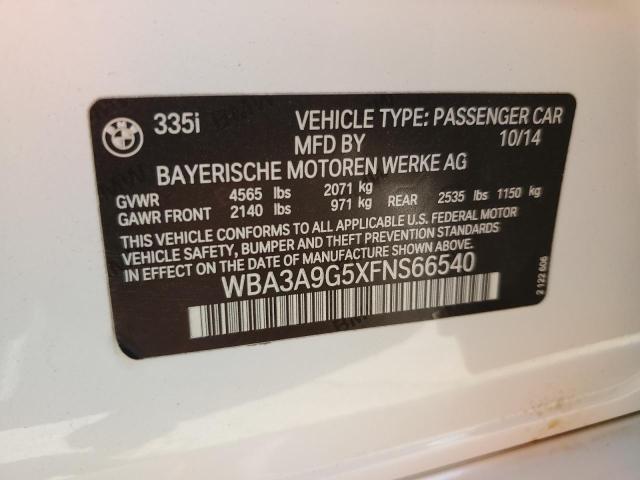 Photo 11 VIN: WBA3A9G5XFNS66540 - BMW 335 I 