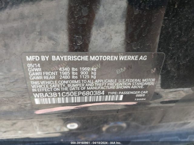 Photo 8 VIN: WBA3B1C50EP680384 - BMW 320I 