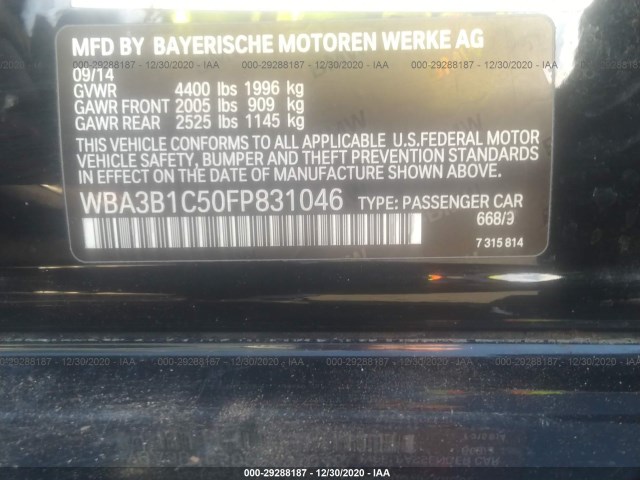 Photo 8 VIN: WBA3B1C50FP831046 - BMW 3 