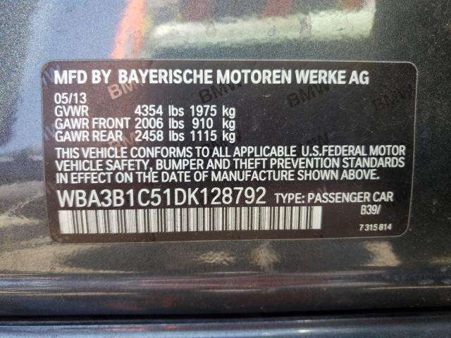 Photo 9 VIN: WBA3B1C51DK128792 - BMW 320 I 