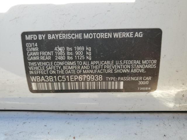 Photo 12 VIN: WBA3B1C51EP679938 - BMW 3 SERIES 