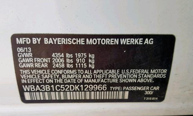 Photo 9 VIN: WBA3B1C52DK129966 - BMW 320 