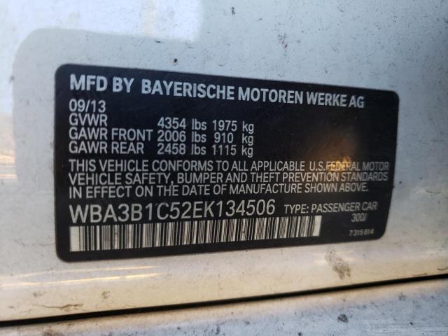 Photo 11 VIN: WBA3B1C52EK134506 - BMW 3 SERIES 