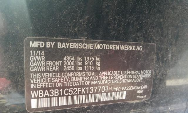 Photo 9 VIN: WBA3B1C52FK137701 - BMW 320 