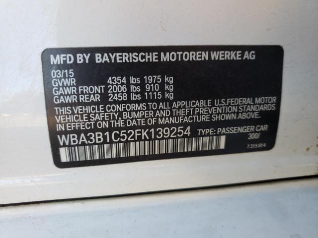 Photo 9 VIN: WBA3B1C52FK139254 - BMW 320 I 