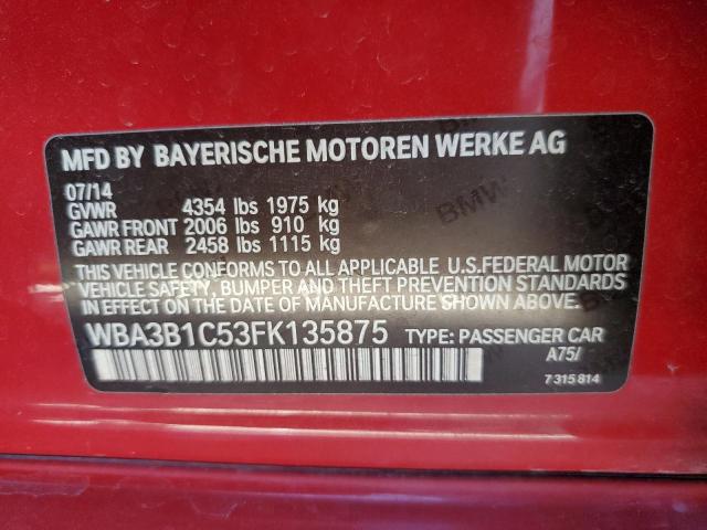 Photo 9 VIN: WBA3B1C53FK135875 - BMW 320 I 