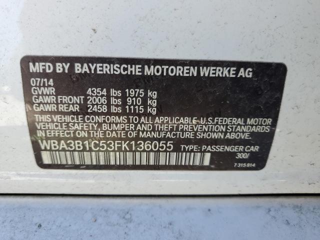 Photo 11 VIN: WBA3B1C53FK136055 - BMW 3 SERIES 