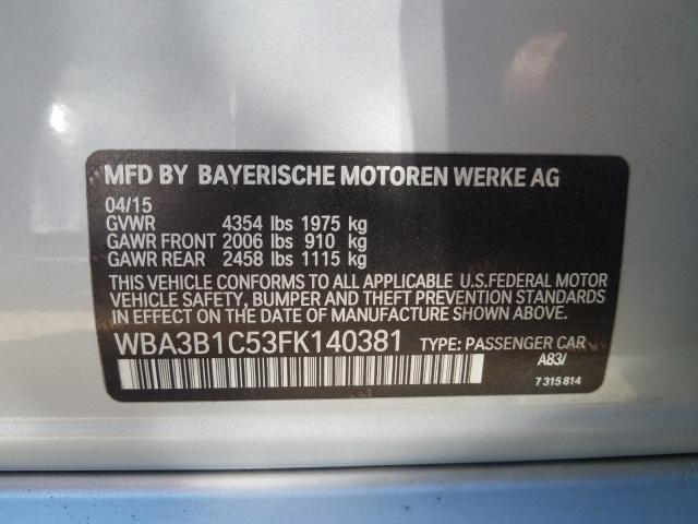 Photo 9 VIN: WBA3B1C53FK140381 - BMW 320 I 