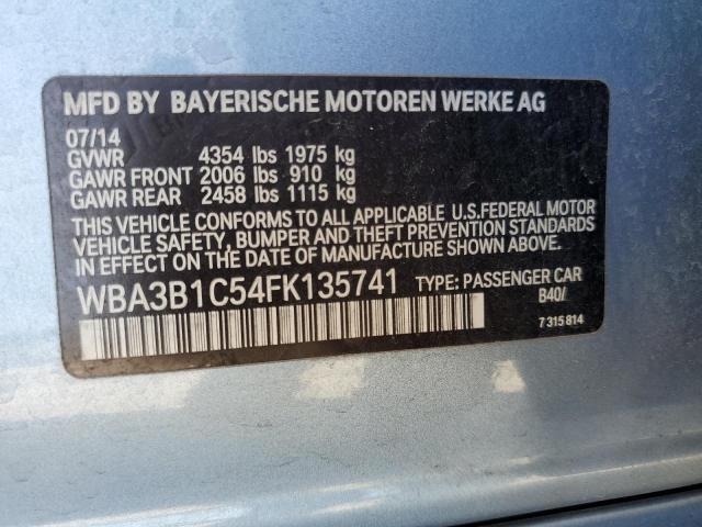 Photo 11 VIN: WBA3B1C54FK135741 - BMW 3 SERIES 