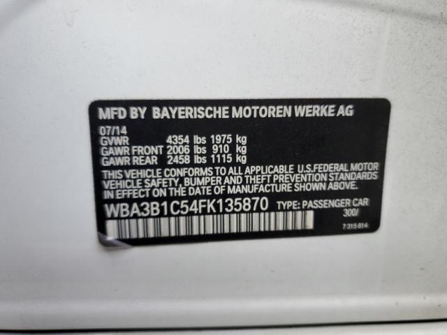 Photo 11 VIN: WBA3B1C54FK135870 - BMW 3 SERIES 