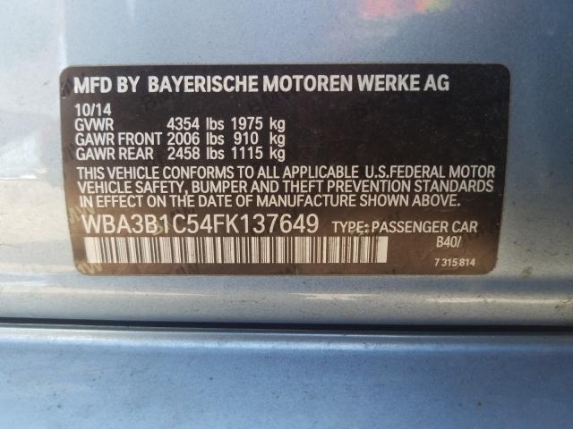 Photo 9 VIN: WBA3B1C54FK137649 - BMW 320 I 