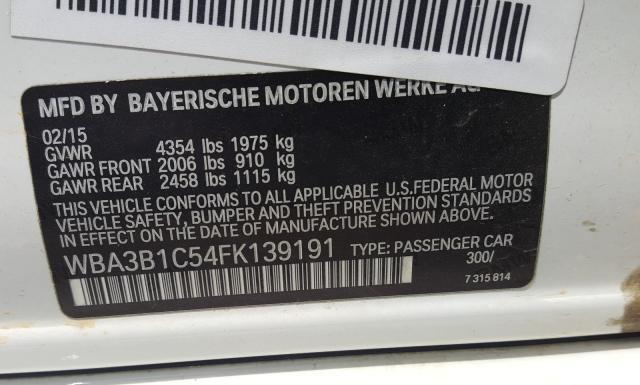 Photo 9 VIN: WBA3B1C54FK139191 - BMW 320 