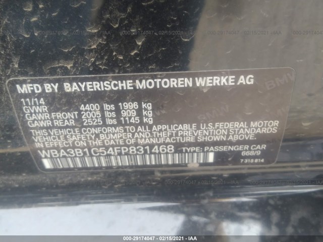 Photo 8 VIN: WBA3B1C54FP831468 - BMW 3 