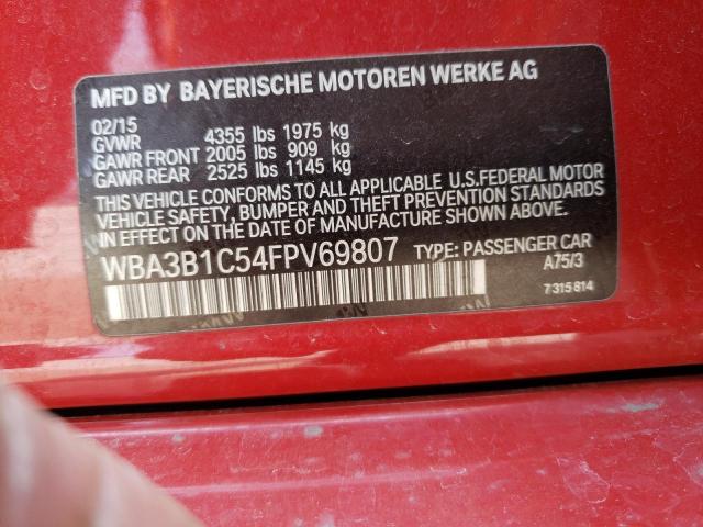 Photo 9 VIN: WBA3B1C54FPV69807 - BMW 320 I 