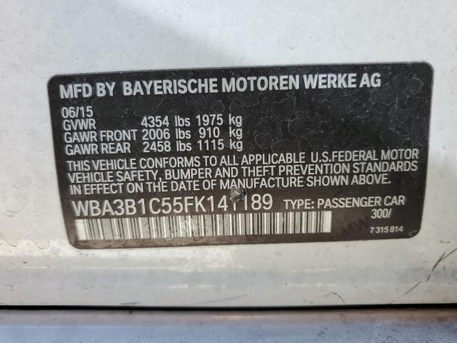 Photo 11 VIN: WBA3B1C55FK141189 - BMW 320 I 