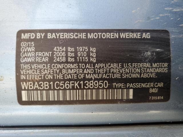 Photo 11 VIN: WBA3B1C56FK138950 - BMW 320 I 