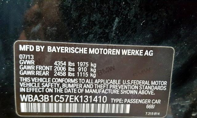 Photo 9 VIN: WBA3B1C57EK131410 - BMW 320 