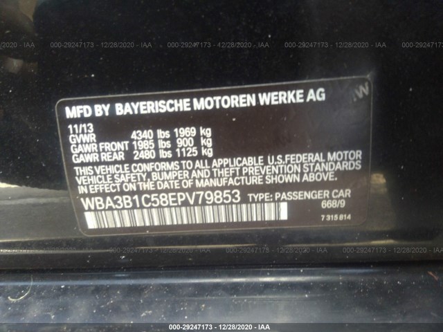 Photo 8 VIN: WBA3B1C58EPV79853 - BMW 3 