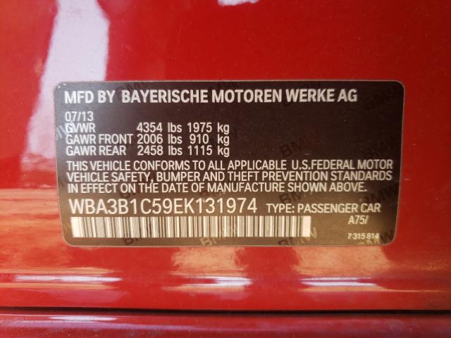 Photo 9 VIN: WBA3B1C59EK131974 - BMW 320 