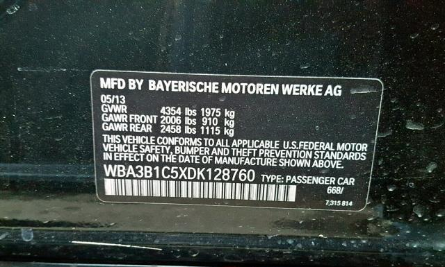 Photo 9 VIN: WBA3B1C5XDK128760 - BMW 320 