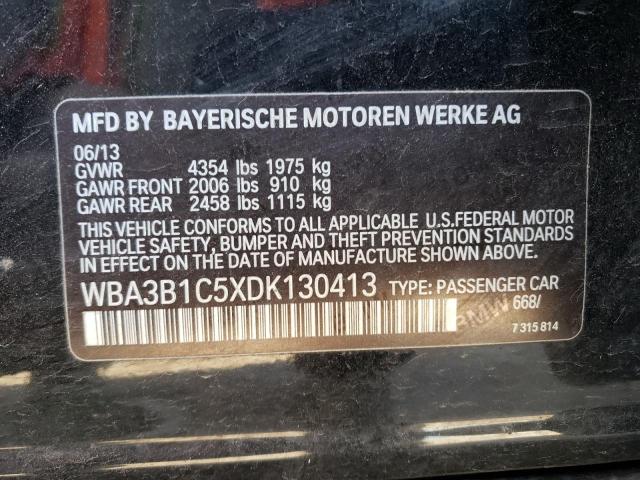 Photo 11 VIN: WBA3B1C5XDK130413 - BMW 3 SERIES 