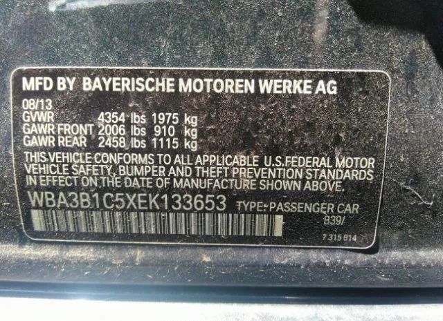 Photo 8 VIN: WBA3B1C5XEK133653 - BMW 3 SERIES 