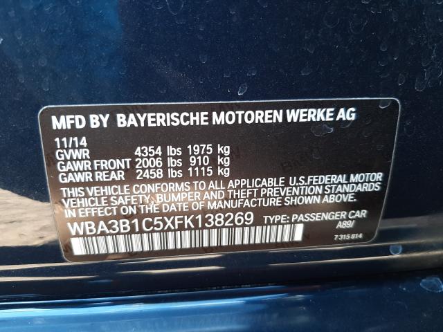 Photo 9 VIN: WBA3B1C5XFK138269 - BMW 320 I 