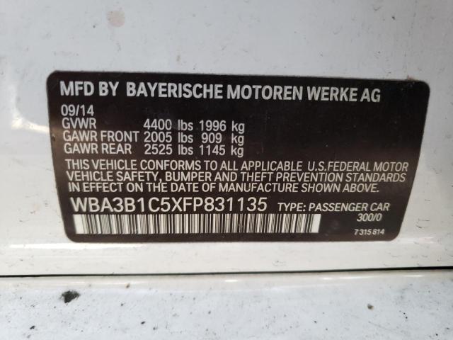 Photo 11 VIN: WBA3B1C5XFP831135 - BMW 3 SERIES 