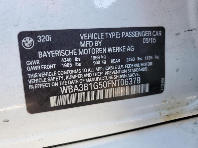 Photo 11 VIN: WBA3B1G50FNT06378 - BMW 320 I 