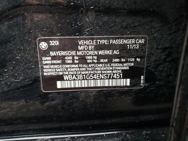 Photo 11 VIN: WBA3B1G54ENS77451 - BMW 320 I 