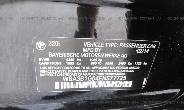 Photo 8 VIN: WBA3B1G54ENS77725 - BMW 320 