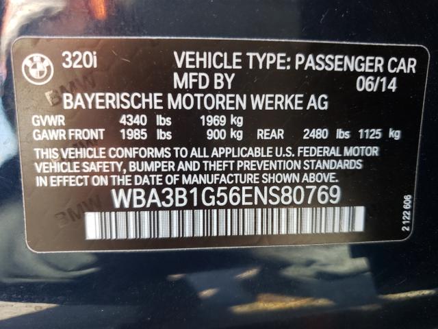 Photo 9 VIN: WBA3B1G56ENS80769 - BMW 320 I 