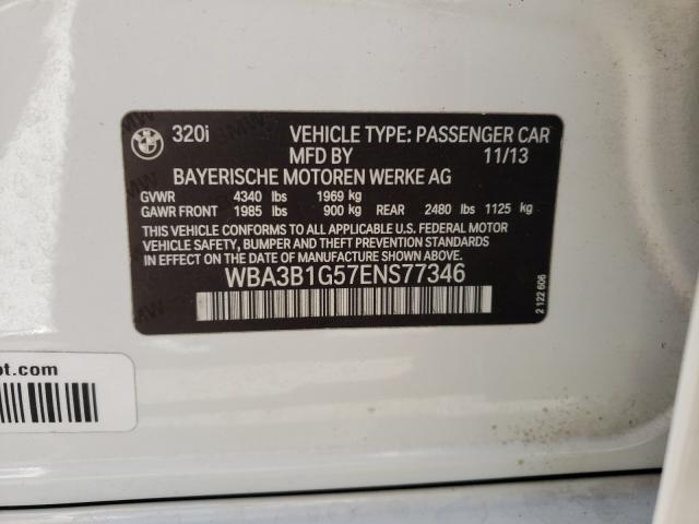 Photo 9 VIN: WBA3B1G57ENS77346 - BMW 320 I 