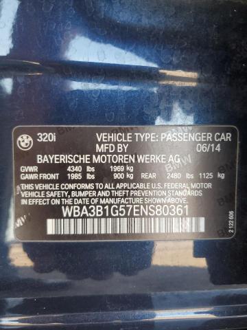 Photo 11 VIN: WBA3B1G57ENS80361 - BMW 320 I 