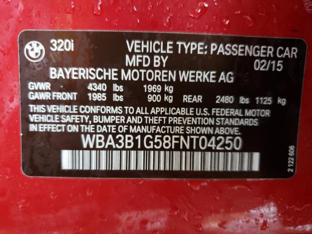 Photo 9 VIN: WBA3B1G58FNT04250 - BMW 320 I 