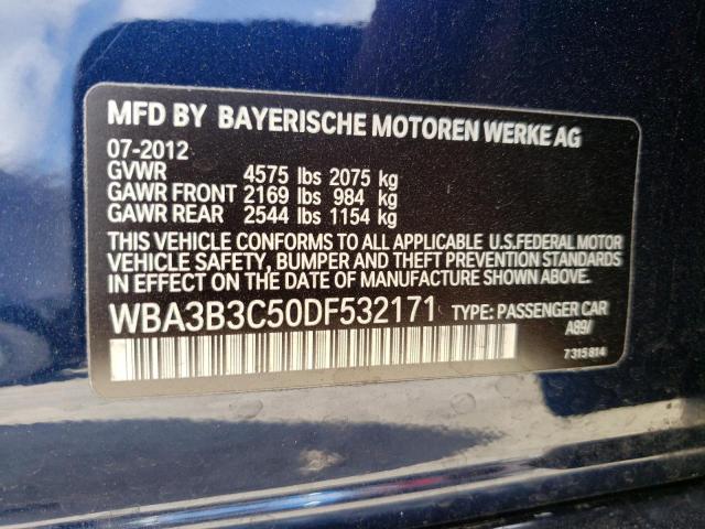 Photo 11 VIN: WBA3B3C50DF532171 - BMW 3 SERIES 