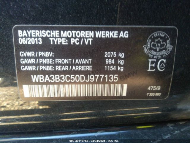 Photo 8 VIN: WBA3B3C50DJ977135 - BMW 3ER 